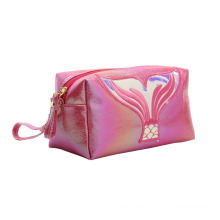 Mermaid Tail Makeup Beauty Pouch Bag Waterproof Portable Mini Cosmetic Bag Laser PU Leather Cosmetic Makeup Pouch